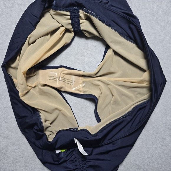 LIVI Lane Bryant Womens Size 30 Beach Resort Blue Active Pull On Tie Swim Shorts - Picture 6 of 8